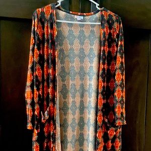 LuLaRoe Aztec Sarah Long Cardigan